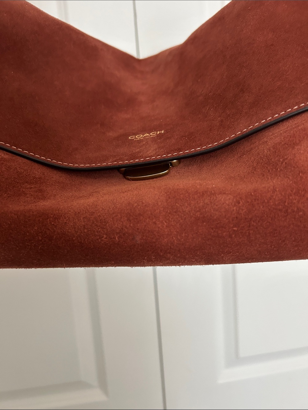Coach chelsea 36 in suede clay / brass - Picture 5 of 12